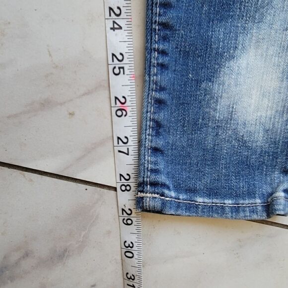 True Religion Acid Wash Skinny Jeans - Picture 8 of 9